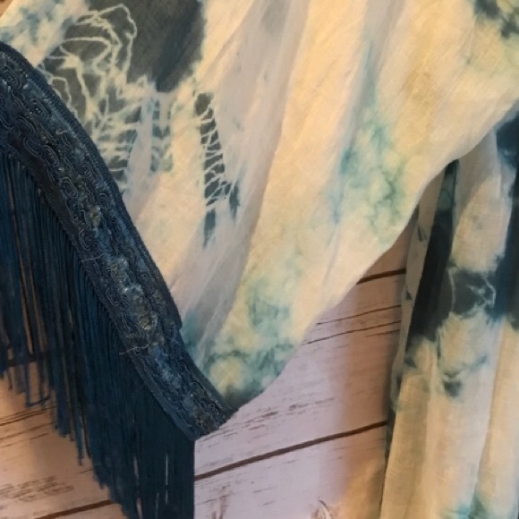 UO Staring at Stars Tie Dye Duster Kimono Jacket - Picture 5 of 7